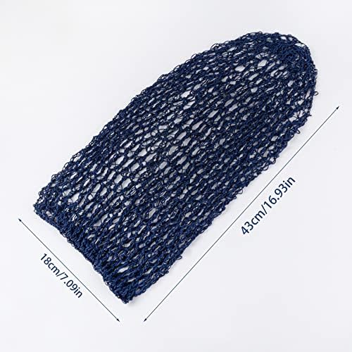 Framendino, 3 парчиња долга мрежа од капчиња за коса нето за спиење нето капаче мека капа за спиење додатоци за коса за жени