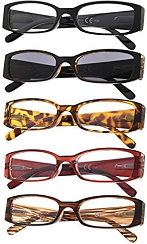 Gr8Sight Ретро Очила За Читање Вклучуваат Очила За Сонце Жените И Мажите Пакет +4.0