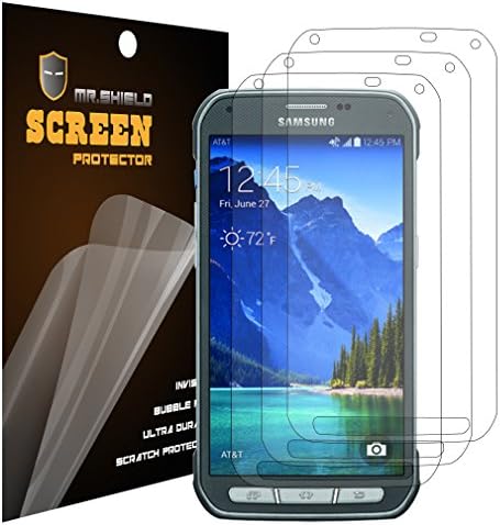 Г-Дин Штит Дизајниран За Samsung Galaxy S5 Активен Премиум Чист [Пет] Заштитник На Екранот [3 Пакет] Со Доживотна Замена