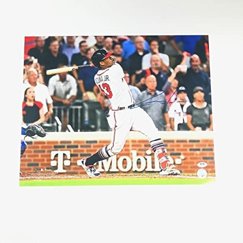 Роналд Акуна rуниор потпиша 16x20 Фото PSA/DNA Atlanta Braves Autographed - Autographed MLB фотографии