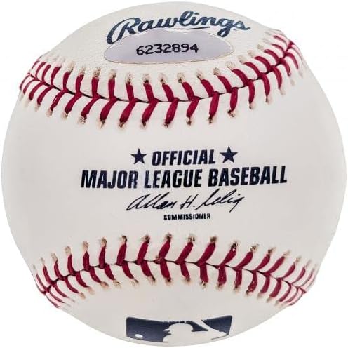 Oshош Андерсон го автограмираше официјалниот МЛБ Бејзбол Атланта Бравес, Детроит Тигерс Тристар Холо 6232894 - Автограмски бејзбол