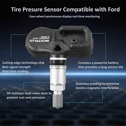 Сензор за систем за набудување на притисок на повеќето гуми 42607-33021 Компатибилен со Toyota 4Runner Camry Scion IQ XB Lexus ES350