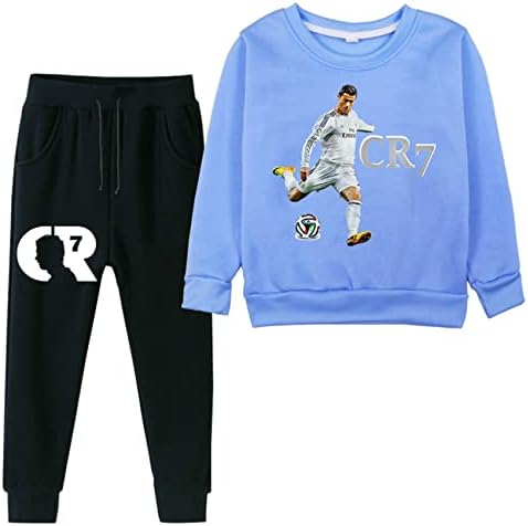 Inин-бек Кристијано Роналдо Флео, наредени врвови на пулвер и џемпери-казни-облеки, џемпер со долги ракави за деца