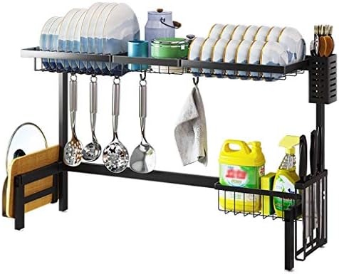 Решетката за садови за чинија, решетката за сушење на садот, организаторот за одводнување на садови за одвод во кујната