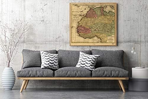 1792 мапа | Африка, Север | Африка, Запад | Carte de la Barbarie, Le La Nigritie et del la g