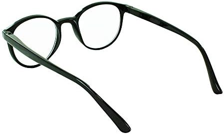 Најдобри Читатели Овални Очила За Читање, Црна, 2.5