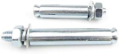 Завртки 10 парчиња M12 завртки од не'рѓосувачки челик дебели галванизирани завртки за отекување завртки завртки од 80мм ~ 120мм должина -