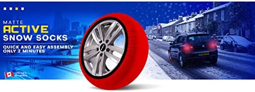 Премиум автомобили гуми снежни чорапи за зимска екстрапро -серија текстилен снежен ланец за Алфа Ромео