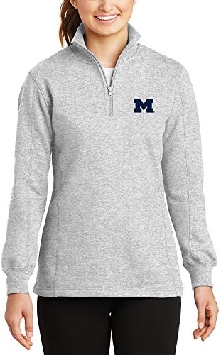 NCAA примарно лого лево градите, тимска боја женска Q-zip пуловер, колеџ, универзитет