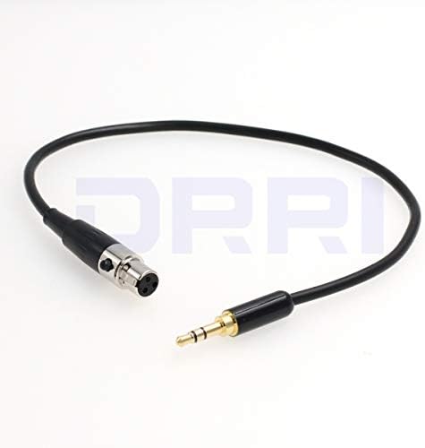 DRRI TA3F 3PIN MINI-XLR до 3,5 mm TRS Pro Lapel MIC кабел за зум f8