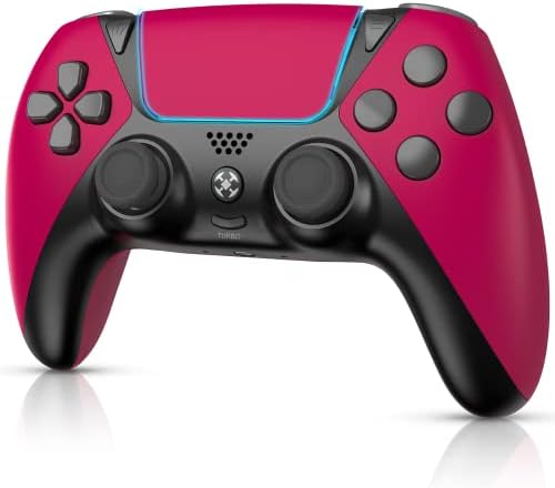 Безжичен контролер AugeX за PS4 контролер, YMIR игра далечински управувач за PlayStation 4 контролер со турбо, пареа GamePad Работа со задните