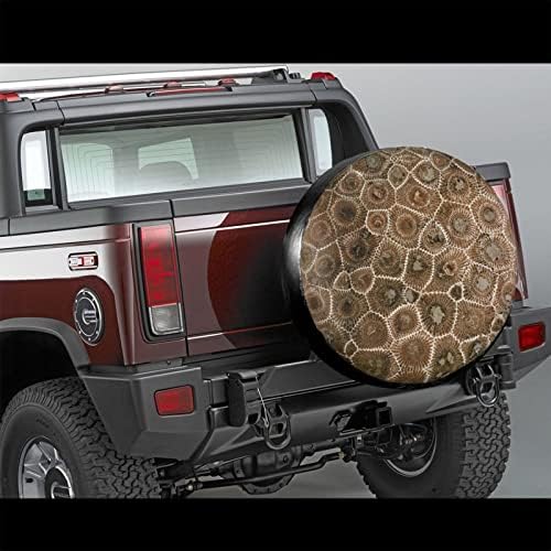 Топчињата со камени гуми Petoskey, резервни капаци на гуми, заштитнички во временски средства за гуми Универзални вклопуваат дијаметри