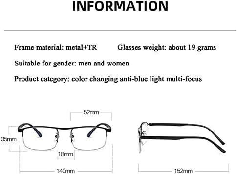 Фотохроматски прогресивни мултифокус компјутерски очила за читање сини светло блокирачки читатели очила за очила за сонце