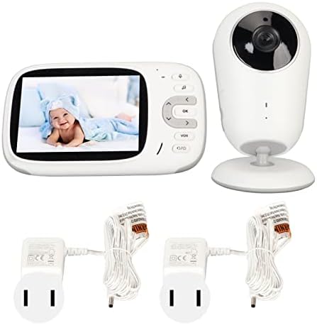 Чицирис Видео Монитор За Бебиња Мултифункционален Сензор За Температура 3,2 Инчен Монитор За Бебиња Затворен Двонасочен Гласовен Домофон