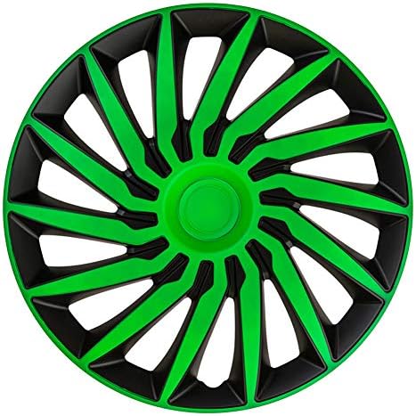 Поставено тркало со автоматски стил го опфаќа Кендо 16-инчен црна/зелена боја