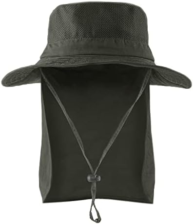 Кампарас сонце капа за мажи Широк светло пешачење капа за заштита од сонце капа со капаче на вратот upf 50+ риболов градинарски капи