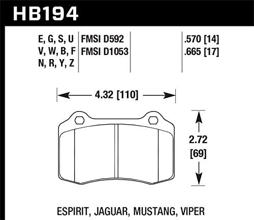 Јастреб HB194Z.570 - Јастреб Керамички Сопирачки Влошки