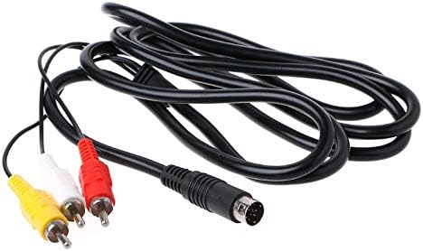 1,8m 9-пински аудио видео до кабел за поврзување RCA AV за Sega Genesis 2/3