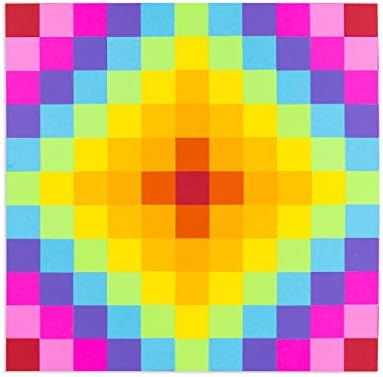 Hygloss производи Мозаик квадрати - светли плоштади за картони - 1 инч - одлично за уметност и занаетчиство, DIY проекти, активности во училницата