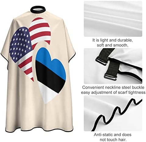 Flонија Американско Знаме Детска Фризура Кејп Фризер Престилка Со Прилагодлив Капак За Сечење На Косата