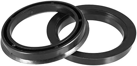 X Autohaux 2pcs Пластика 73,1 mm до 57,1 mm центар за центрични прстени тркала за боречки центар