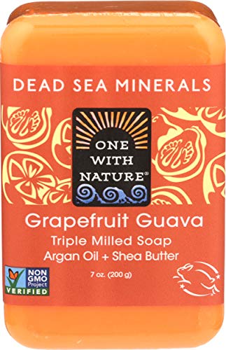 Еден Со Природен Грејпфрут Гуава Минерален Сапун Од Мртво Море, 7 Унца Бар