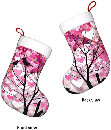 Augenserstan Christmas Codrings Lovers Mats Pink Tree Double Entiver Camepless виси чорапи
