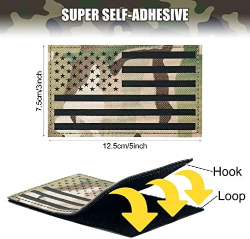 2 компјутери 5 x 3 инчи рефлексивни американски знамиња во САД, мултикам инфрацрвена инфрацрвена инфрацрвена тактичка воена воена