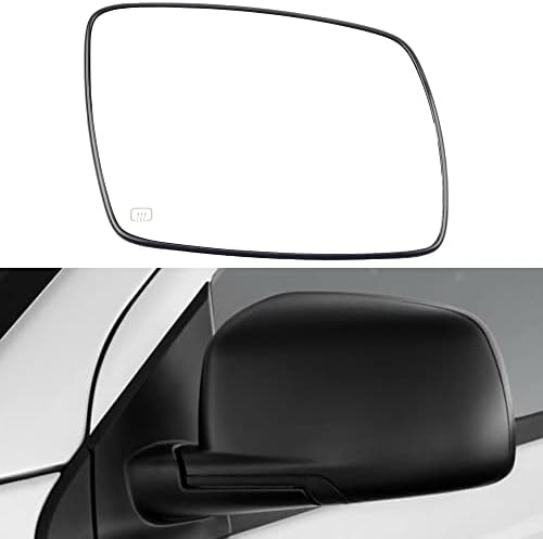 Dasbecan десната страна огледало со Загреано Стакло Компатибилен Со Dodge Патување 2009-2020 Заменува 68045691AA
