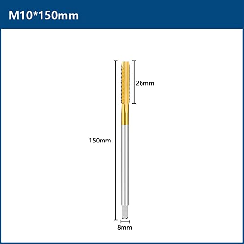 Завртка допрете вежба M2-M12 Thread Tap Straight Flute 90-150 Metritr Mother Plag Tap За метални алатки за навојување на завртки 1 парчиња