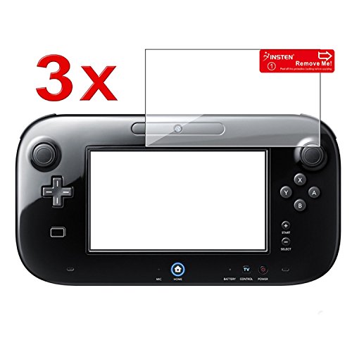 Everydaysource Компатибилен со Nintendo GamePad Wii U 3-пакет за еднократна употреба на LCD екран