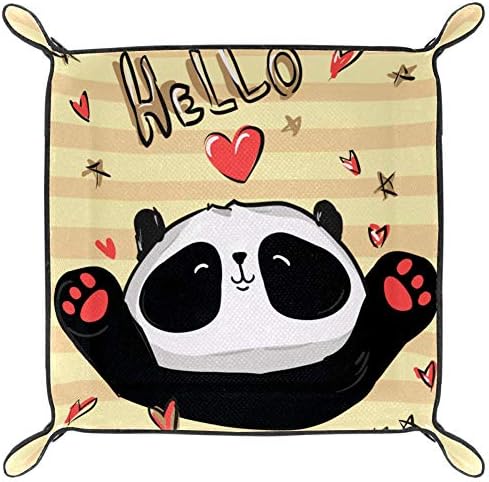 Lorvies рака нацртана панда за складирање на панда за корпи за корпи за корпи за канцеларија за канцелариски дом