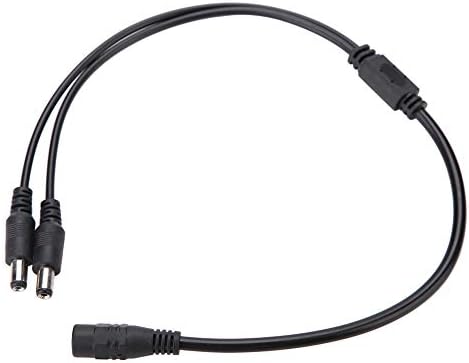 Сплитер на кабел за напојување Шанри, сплитер на кабел за адаптер за продолжување, кабел за напојување 5.5x2.1 mm за продолжување