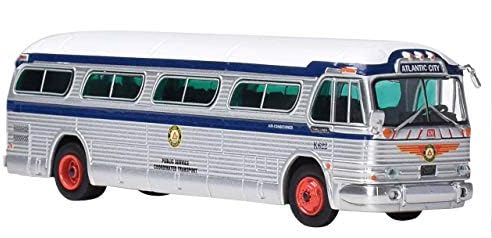 Иконски реплики 1/87 Diecast Model of 1959 GM PD4104 Motorcoach Bus Boardwalk Специјална јавна услуга 87-0205