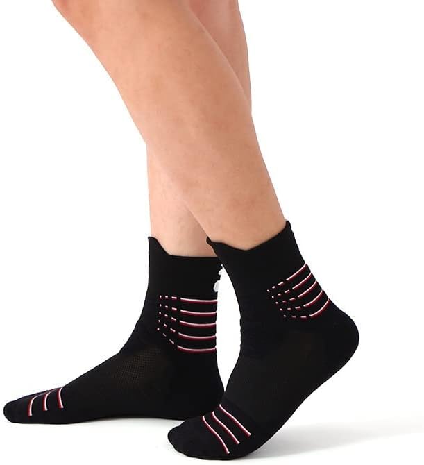 Uhуху 3 пара спортски чорапи за мажи што може да се апсорпција на шок кошарка што работи машки чорапи