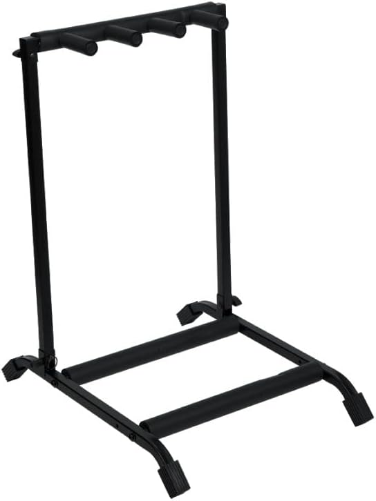 Rok-It Multi Guitar Stand Rack со дизајн на виткање; Држи до 3 електрични или акустични гитари