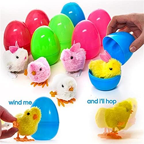 Велигденски синџир зајак ветер на отворање на играчки Изненадување јајце 8 парчиња пластична јајце касета играчка 13см 109252134