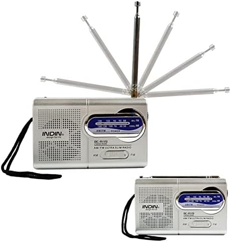 Мини преносен џеб AM/FM телескопска антена батерија со радио приемник AP3