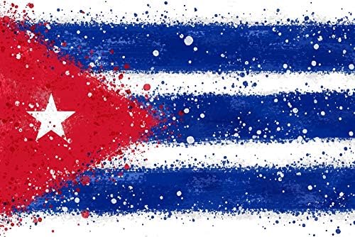 Фенер Прес кубанско знаме, апстрактен сплезник на акварел