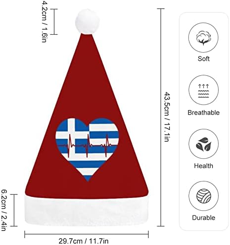 Љубов Грција Чукање На Срцето Божиќни Капи Рефус Возрасни Капи Божиќна Капа За Празници Божиќни Забави