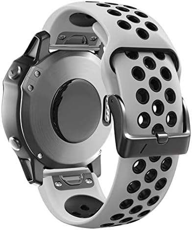 Kappde 26 22mm Шарена силиконска лента за часовници за Garmin Fenix ​​6x 6 Pro Fenix ​​5x 5 Plus 3 3HR лесно вклопување на брзо ослободување Вирстбајдс
