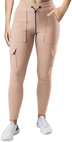 Keusените на Keusn Women hige половини панталони со низок пораст панталони панталони жени лабави панталони со џогирање со џебна