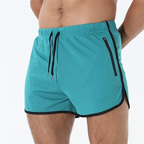 Машки обични панталони со цврста боја тренд младински летни мажи за џемпери фитнес шорцеви Машки ривски шорцеви