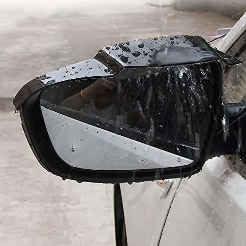 2 парчиња автомобил за задниот поглед на автомобилот со ретровизори со отворање на воздухот, изолирано PVC автоматско огледало, чувар на водоотпорна ретровизорска р