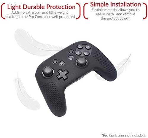 Switch Pro Controller Skin 4 пакет мека маскирна силиконска покривка на кожата за прекинувач Pro контролер