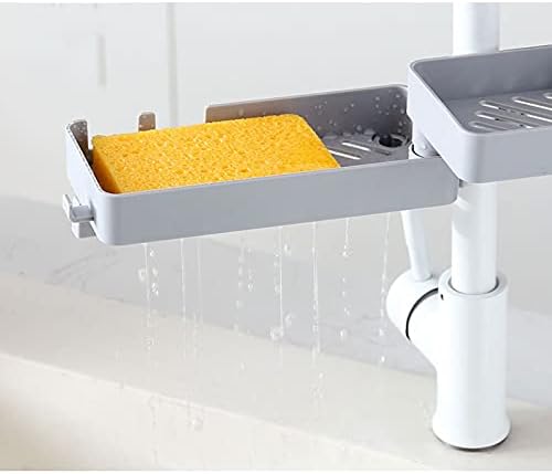 Акнхд кујнски мијалник Кади 2-ниво ротирачки решетка за кујнски мијалник за сунѓер Дробење решетката за кујнски мијалник за сунѓер за организатор