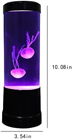 Киопертар ПРЕДВОДЕНА Од Сонот Медуза Светлина Тркалезна Вистинска Медуза Аквариум Светлина 7 Бои Поставување Медуза Резервоар Декорација