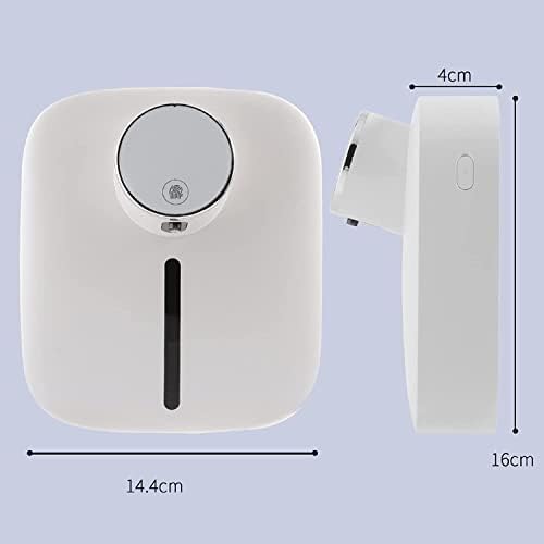 DVTEL Интелигентна пена сапун диспензерот креативен тоалетен wallид монтиран за полнење паметно автоматско индукциско миење на рацете погодно за бања