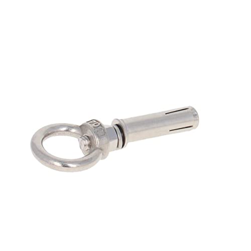 Heyiarbeit M6 x 50 Expansion Eyebolt Eye Dut Nut Завртки со прстен 304 Не'рѓосувачки челик сидро сурови завртки 5 компјутери