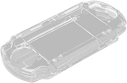 Клисири Транспарентен тврда обвивка за куќиште на куќиште компатибилен со PSP 2000/3000, Заменски заштитен PSP 2000 3000 Crystal Clear Counding Case